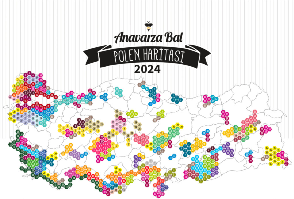 Anavarza Bal Polen Haritası