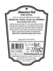 Anavarza Süzme Çiçek Balı 220g
