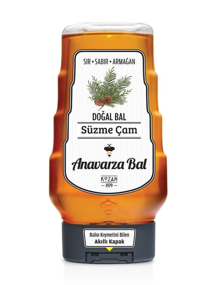 Anavarza Akıllı Kapak Süzme Çam Balı 325g