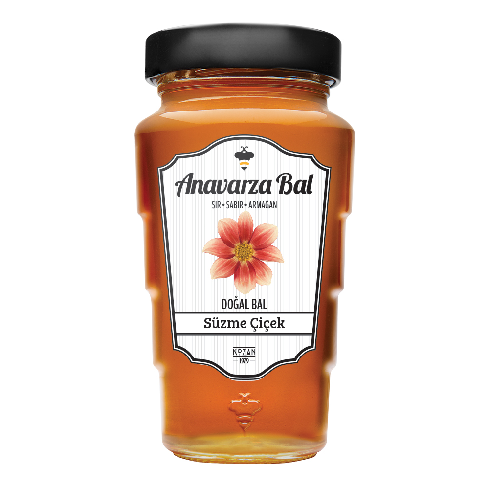 Anavarza Süzme Çiçek Balı 450g