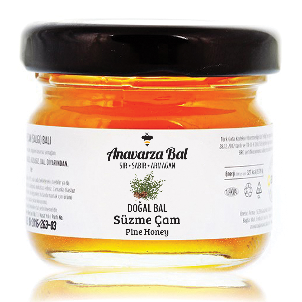 Anavarza Kavanoz Süzme Çam Balı 32g