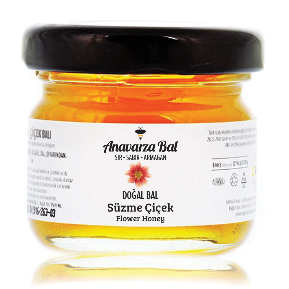 Anavarza Kavanoz Süzme Çiçek Balı 32g